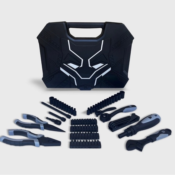 💥🔧Host Pick!!💥💥 New Marvel Avengers Black Panther 82 Piece Tool Kit - Picture 6 of 13